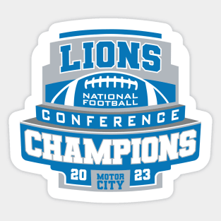 Lions NFC Champs 2023 Sticker